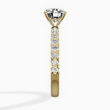 Martini Hidden Halo Engagement Ring