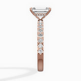 Martini Hidden Halo Engagement Ring