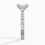 Martini Hidden Halo Engagement Ring
