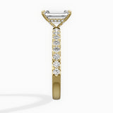 Martini Hidden Halo Engagement Ring