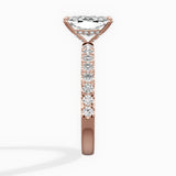 Martini Hidden Halo Engagement Ring