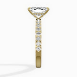 Martini Hidden Halo Engagement Ring
