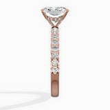 Martini Hidden Halo Engagement Ring
