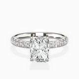 Martini Hidden Halo Engagement Ring