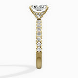 Martini Hidden Halo Engagement Ring