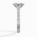 Martini Hidden Halo Engagement Ring