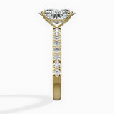 Martini Hidden Halo Engagement Ring