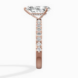 Martini Hidden Halo Engagement Ring