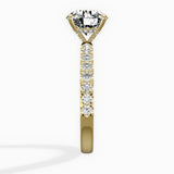 Martini Hidden Halo Engagement Ring