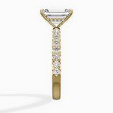 Martini Hidden Halo Engagement Ring
