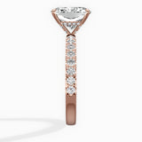 Martini Hidden Halo Engagement Ring