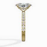 Martini Hidden Halo Engagement Ring