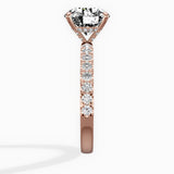 Martini Hidden Halo Engagement Ring