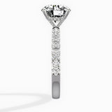 Martini Hidden Halo Engagement Ring