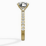 Martini Hidden Halo Engagement Ring