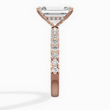 Martini Hidden Halo Engagement Ring