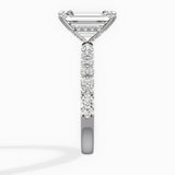 Martini Hidden Halo Engagement Ring