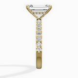 Martini Hidden Halo Engagement Ring