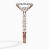 Martini Hidden Halo Engagement Ring