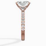Martini Hidden Halo Engagement Ring
