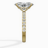 Martini Hidden Halo Engagement Ring
