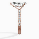 Martini Hidden Halo Engagement Ring
