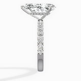 Martini Hidden Halo Engagement Ring