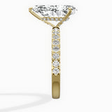 Martini Hidden Halo Engagement Ring