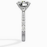 Martini Hidden Halo Engagement Ring