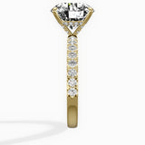 Martini Hidden Halo Engagement Ring