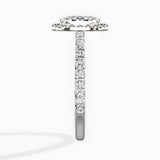Secret Diamond Halo Engagement Ring