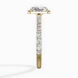 Secret Diamond Halo Engagement Ring