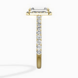 Secret Diamond Halo Engagement Ring