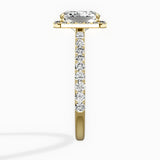 Secret Diamond Halo Engagement Ring