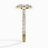 Secret Diamond Halo Engagement Ring