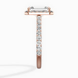 Secret Diamond Halo Engagement Ring