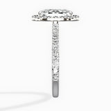 Secret Diamond Halo Engagement Ring