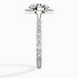 Secret Diamond Halo Engagement Ring