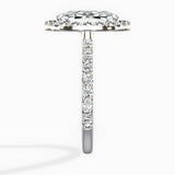 Secret Diamond Halo Engagement Ring