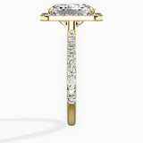 Secret Diamond Halo Engagement Ring