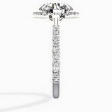 Secret Diamond Halo Engagement Ring