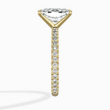 Classic Pave Solitaire Engagement Ring