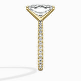 Classic Pave Solitaire Engagement Ring