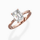European Solitaire Engagement Ring