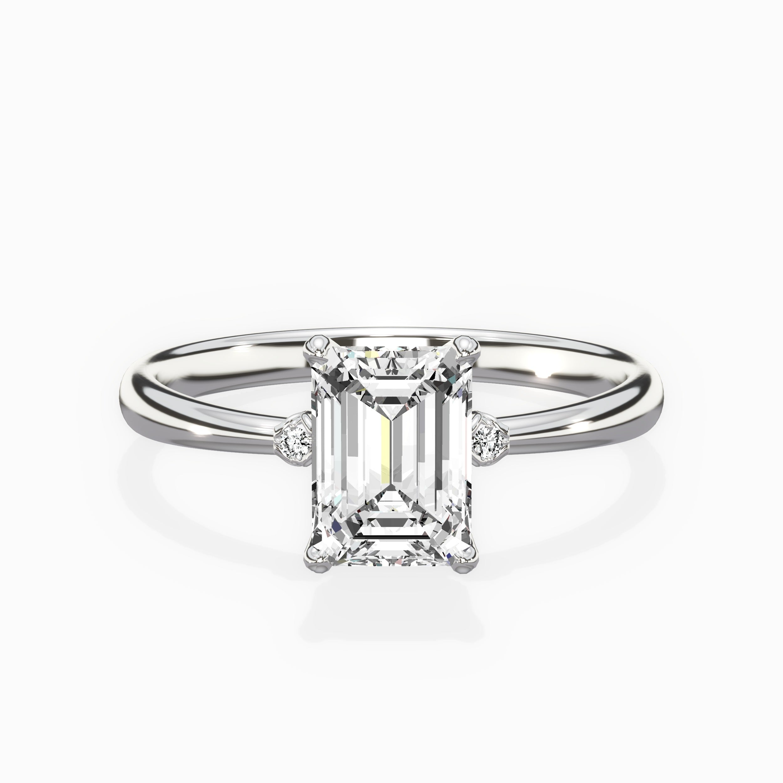 European Solitaire Engagement Ring