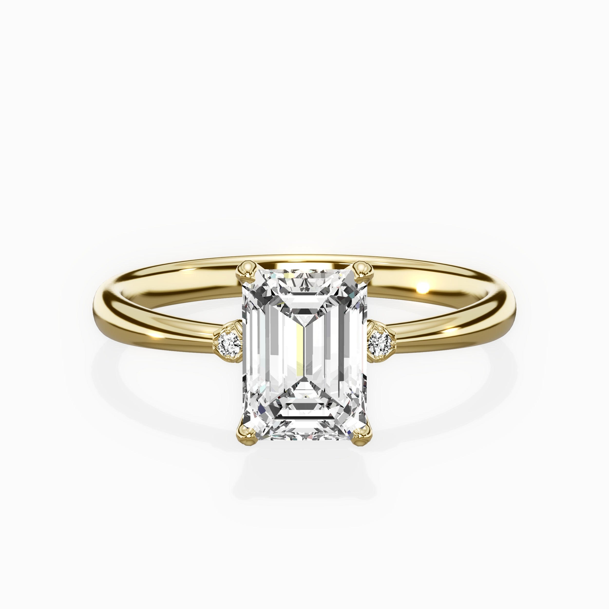 European Solitaire Engagement Ring