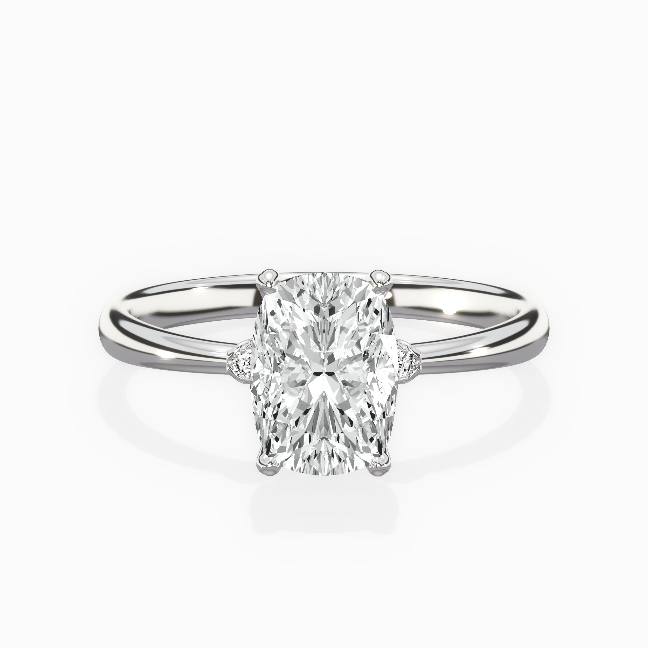 European Solitaire Engagement Ring