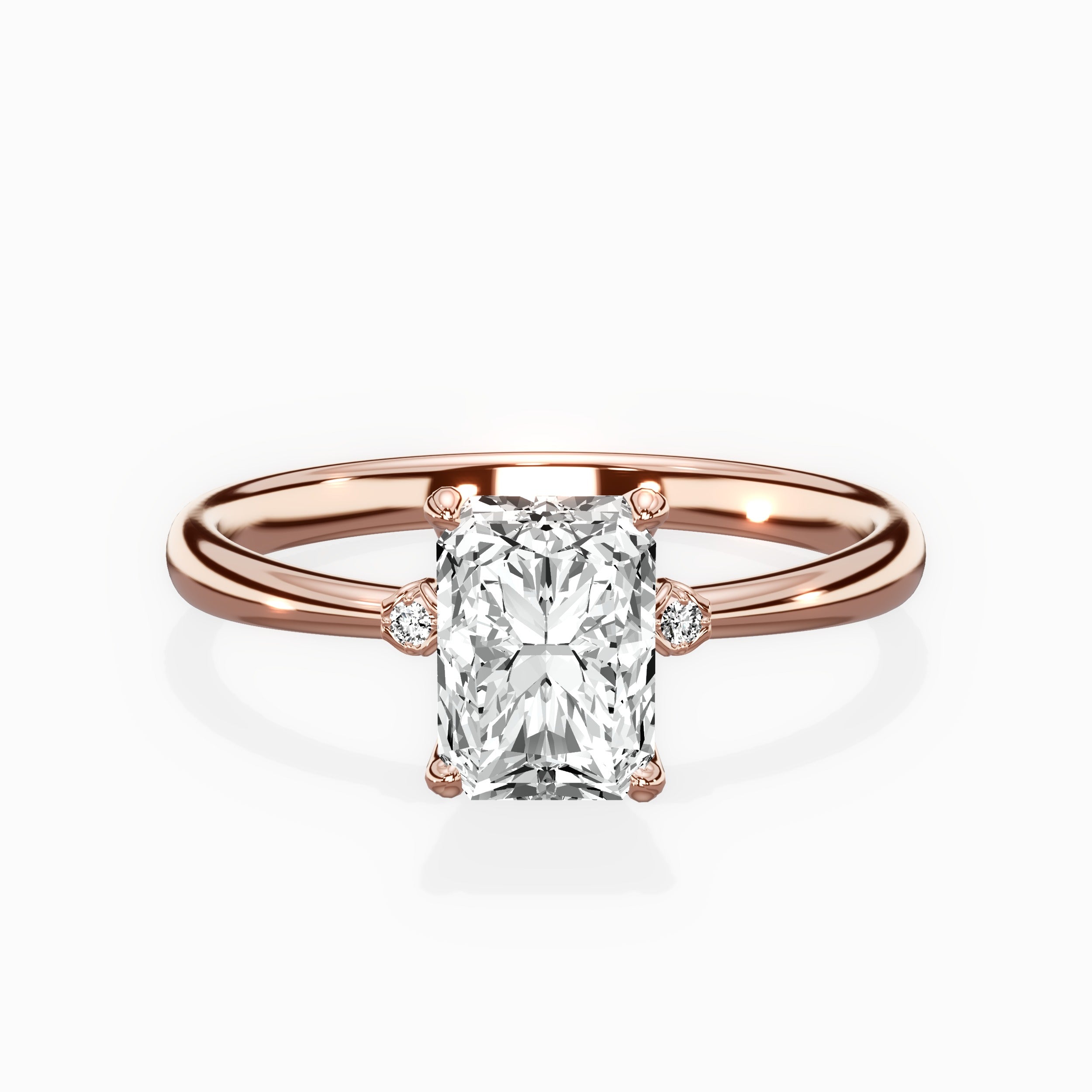 European Solitaire Engagement Ring