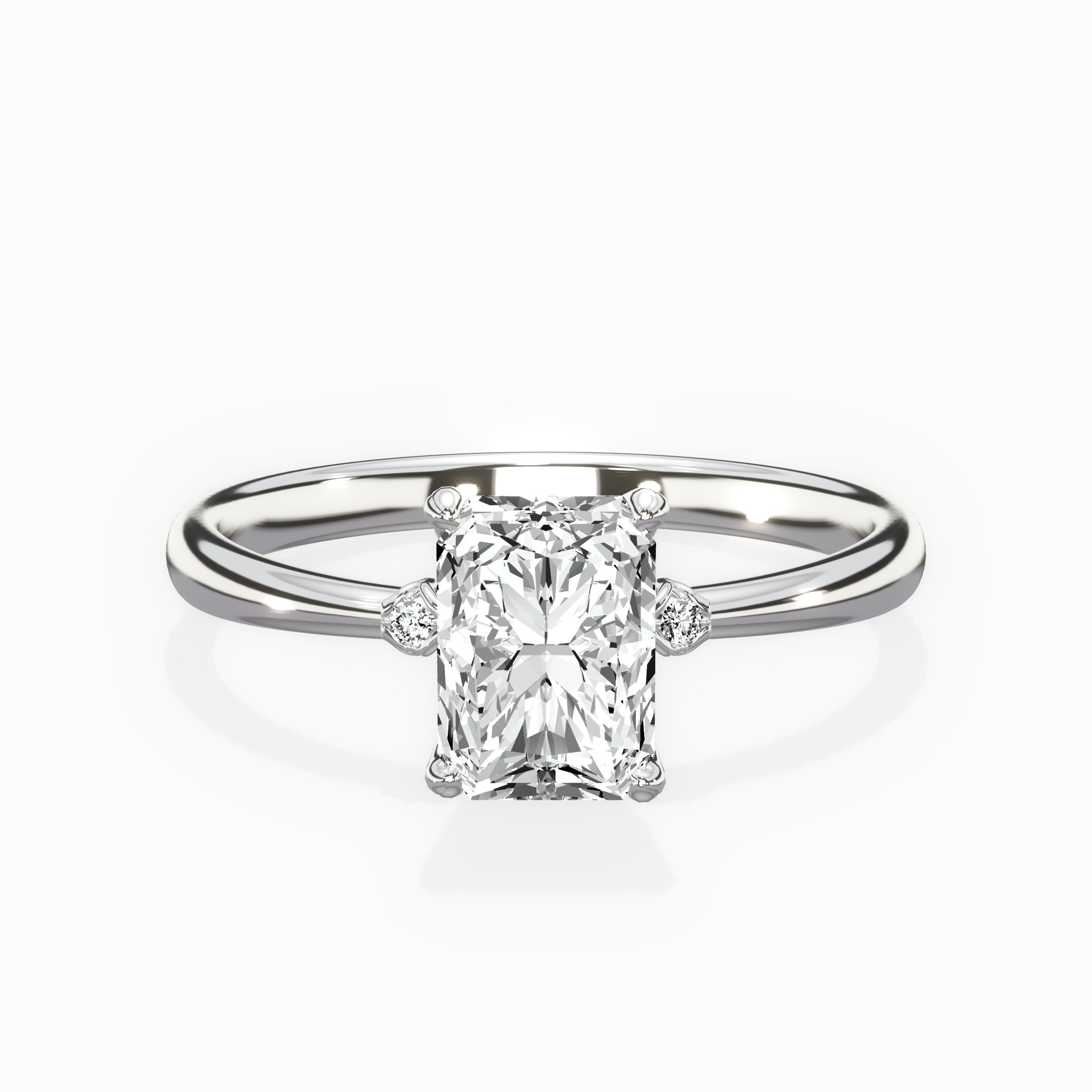 European Solitaire Engagement Ring