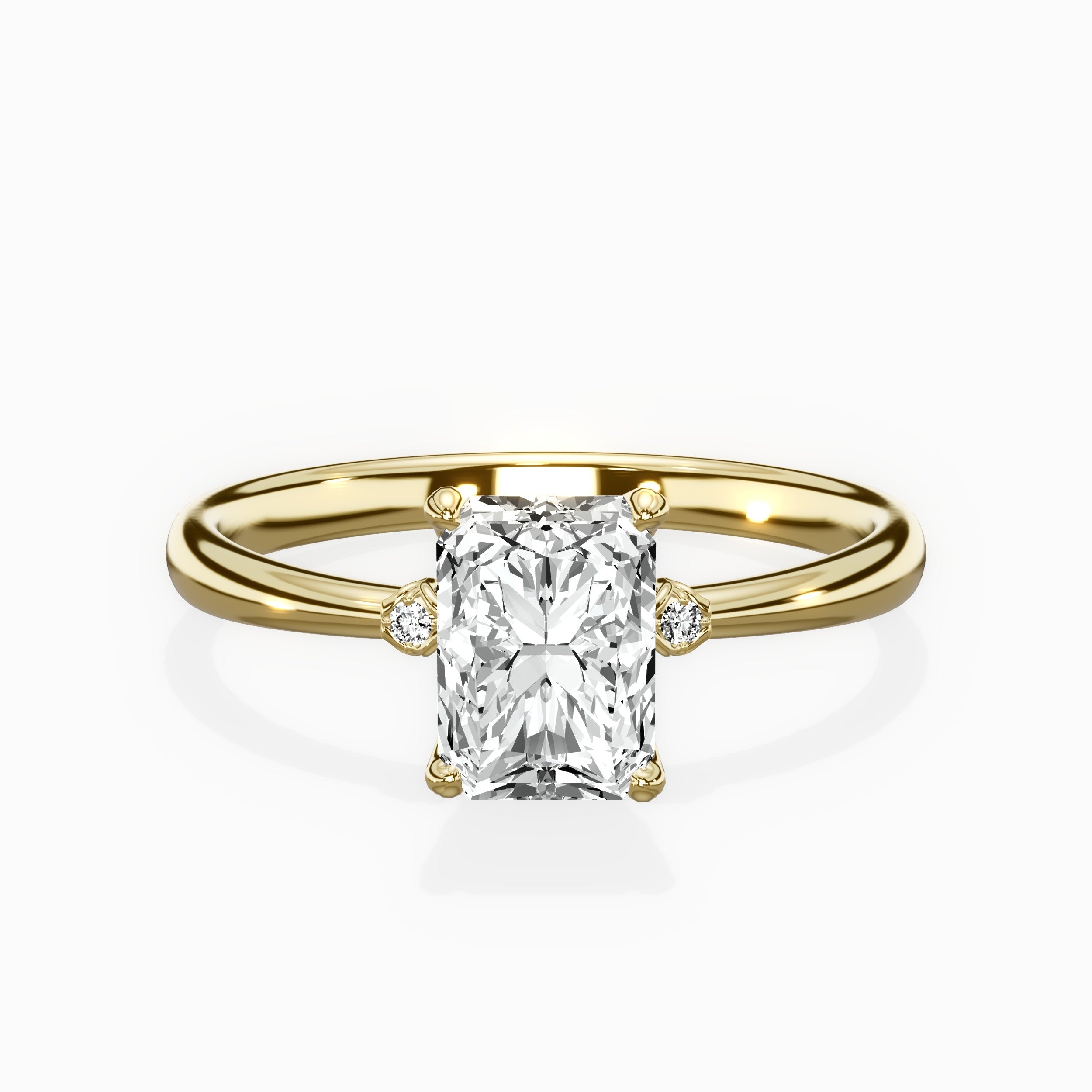 European Solitaire Engagement Ring